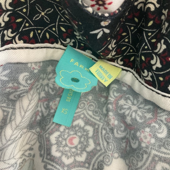 Anthropologie Farm Rio Natasha Maxi skirt western fairy boho summer hippie XS - Picture 12 of 15